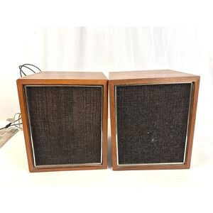 Vintage Panasonic RD-7672 Speakers Pair Wood Cabinet 16 Ohm Japan